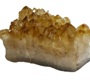 Soulwise Natural Citrine Crystal Cluster Small Raw Yellow Stone for Home Decor Meditation Desk Display and Crystal Collection (50-70g)